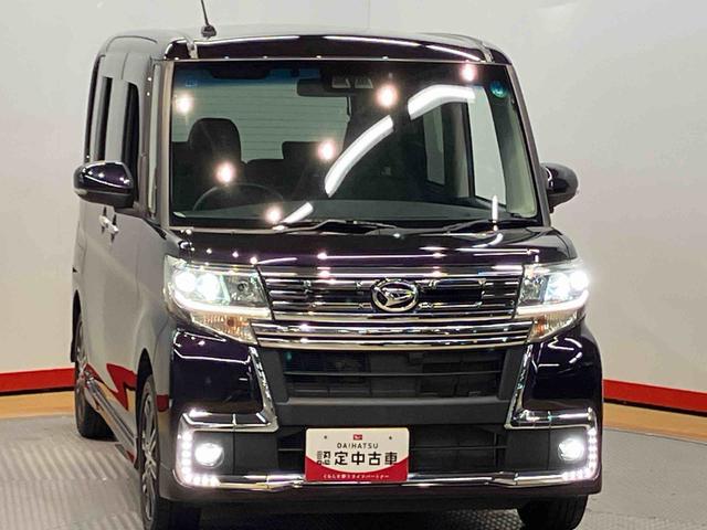 タントカスタムＲＳ　トップエディションＳＡIII７インチナビ　後方カメラ　ＵＳＢ入力端子　Ｂｌｕｅｔｏｏｔｈ接続　ＥＴＣ　キーフリー　運転席シートヒーター　衝突被害軽減システム　左右電動スライドドア　ＬＥＤヘッドライト　オートライト（高知県）の中古車