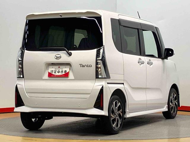 タントカスタムＸ後方カメラ　前席シートヒーター　キーフリー　衝突被害軽減システム　左右電動スライドドア　クリアランスソナー　ＬＥＤヘッドライト　オートライト　オートハイビーム（高知県）の中古車