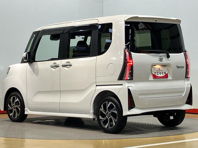 タントカスタムＸ後方カメラ　前席シートヒーター　キーフリー　衝突被害軽減システム　左右電動スライドドア　クリアランスソナー　ＬＥＤヘッドライト　オートライト　オートハイビーム（高知県）の中古車