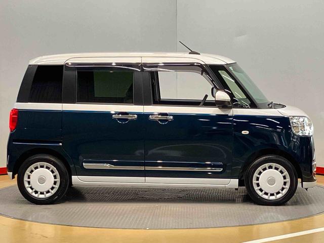 ムーヴキャンバスストライプスＧ後方カメラ　前席シートヒーター　キーフリー　衝突被害軽減システム　左右電動スライドドア　クリアランスソナー　ＬＥＤヘッドライト　オートライト　オートハイビーム（高知県）の中古車