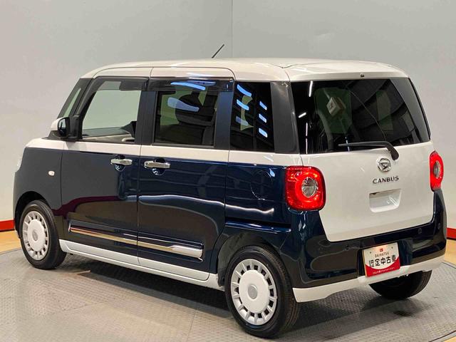 ムーヴキャンバスストライプスＧ後方カメラ　前席シートヒーター　キーフリー　衝突被害軽減システム　左右電動スライドドア　クリアランスソナー　ＬＥＤヘッドライト　オートライト　オートハイビーム（高知県）の中古車