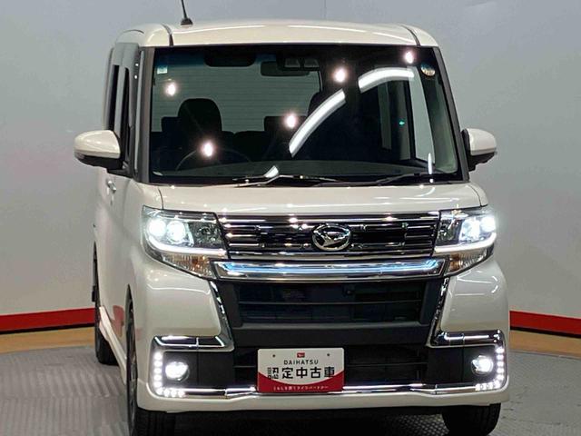 タントカスタムＲＳ　トップエディションＶＳ　ＳＡIII７インチナビ　ドラレコ　全方位カメラ　ＵＳＢ入力端子　Ｂｌｕｅｔｏｏｔｈ接続　ＥＴＣ　運転席シートヒーター　キーフリー　衝突被害軽減システム　左右電動スライドドア　ＬＥＤヘッドライト　オートライト（高知県）の中古車