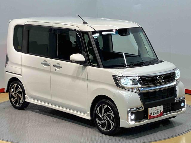 タントカスタムＲＳ　トップエディションＶＳ　ＳＡIII７インチナビ　ドラレコ　全方位カメラ　ＵＳＢ入力端子　Ｂｌｕｅｔｏｏｔｈ接続　ＥＴＣ　運転席シートヒーター　キーフリー　衝突被害軽減システム　左右電動スライドドア　ＬＥＤヘッドライト　オートライト（高知県）の中古車