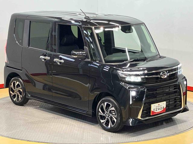 タントカスタムＸ全方位カメラ　Ｂｌｕｅｔｏｏｔｈ接続　前席シートヒーター　キーフリー　衝突被害軽減システム　左右電動スライドドア　クリアランスソナー　ＬＥＤヘッドライト　オートライト　オートハイビーム（高知県）の中古車