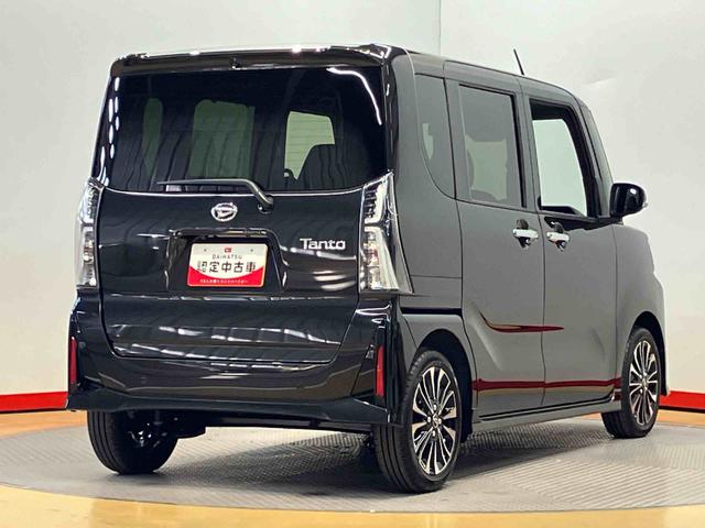 タントカスタムＲＳ　ｅｃｏ　ＩＤＬＥ非装着車後方カメラ　キーフリー　前席シートヒーター　衝突被害軽減システム　左右電動スライドドア　クリアランスソナー　ＬＥＤヘッドライト　オートライト　オートハイビーム（高知県）の中古車