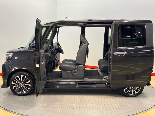 タントカスタムＲＳ　ｅｃｏ　ＩＤＬＥ非装着車後方カメラ　キーフリー　前席シートヒーター　衝突被害軽減システム　左右電動スライドドア　クリアランスソナー　ＬＥＤヘッドライト　オートライト　オートハイビーム（高知県）の中古車