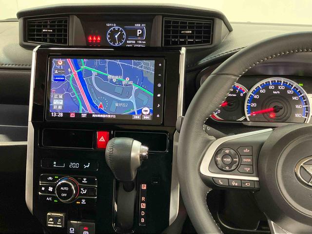 トールカスタムＧ　ターボ９インチナビ　ドラレコ　全方位カメラ　ＵＳＢ入力端子　Ｂｌｕｅｔｏｏｔｈ接続　キーフリー　衝突被害軽減システム　左右電動スライドドア　クリアランスソナー　ＬＥＤヘッドライト　オートライト（高知県）の中古車