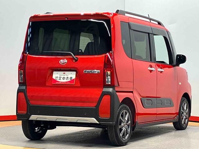 タントファンクロス後方カメラ　前席シートヒーター　キーフリー　衝突被害軽減システム　左右電動スライドドア　クリアランスソナー　ＬＥＤヘッドライト　オートライト　オートハイビーム（高知県）の中古車