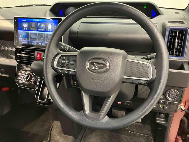 タントカスタムＸスタイルセレクション９インチナビ　ドラレコ　全方位カメラ　ＵＳＢ入力端子　Ｂｌｕｅｔｏｏｔｈ接続　ＥＴＣ　前席シートヒーター　キーフリー　衝突被害軽減システム　左右電動スライドドア　クリアランスソナー（高知県）の中古車