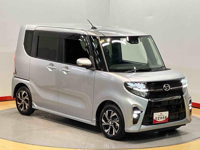 タントカスタムＸ７インチナビ　ドラレコ　後方カメラ　ＵＳＢ入力端子　Ｂｌｕｅｔｏｏｔｈ接続　前席シートヒーター　キーフリー　衝突被害軽減システム　左右電動スライドドア　クリアランスソナー　ＬＥＤヘッドライト（高知県）の中古車