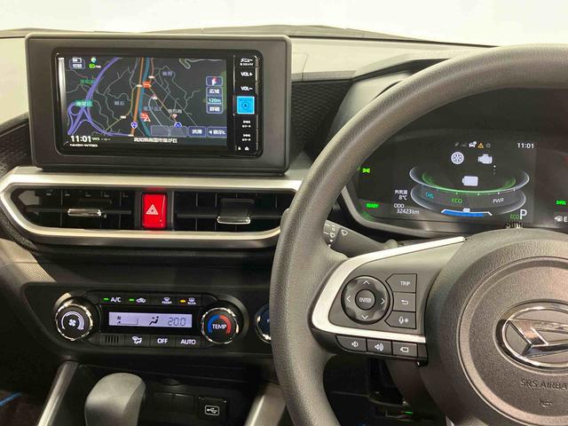 ロッキーＸ　ＨＥＶ７インチナビ　ドラレコ　全方位カメラ　ＵＳＢ入力端子　Ｂｌｕｅｔｏｏｔｈ接続　ＥＴＣ　キーフリー　衝突被害軽減システム　クリアランスソナー　ＬＥＤヘッドライト　オートライト　オートハイビーム（高知県）の中古車