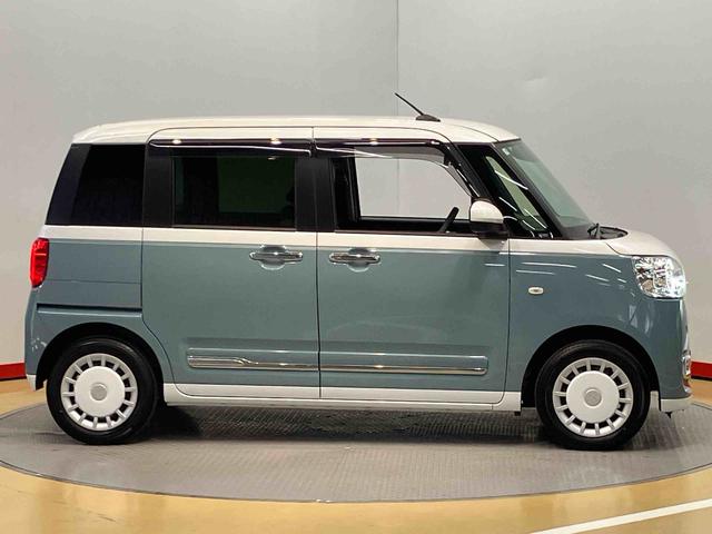 ムーヴキャンバスストライプスＧ後方カメラ　キーフリー　前席シートヒーター　衝突被害軽減システム　左右電動スライドドア　クリアランスソナー　ＬＥＤヘッドライト　オートライト　オートハイビーム（高知県）の中古車