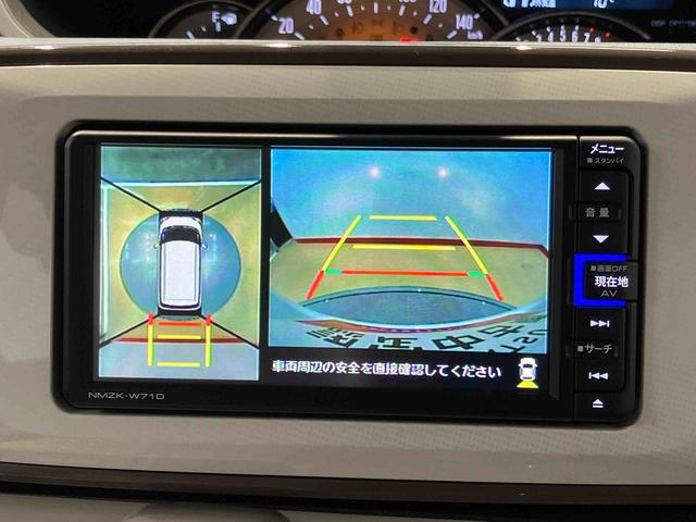 ムーヴキャンバスＧメイクアップリミテッド　ＳＡIII７インチナビ　全方位カメラ　ＵＳＢ入力端子　Ｂｌｕｅｔｏｏｔｈ接続　ＥＴＣ　キーフリー　衝突被害軽減システム　左右電動スライドドア　ＬＥＤヘッドライト　オートライト　オートハイビーム（高知県）の中古車