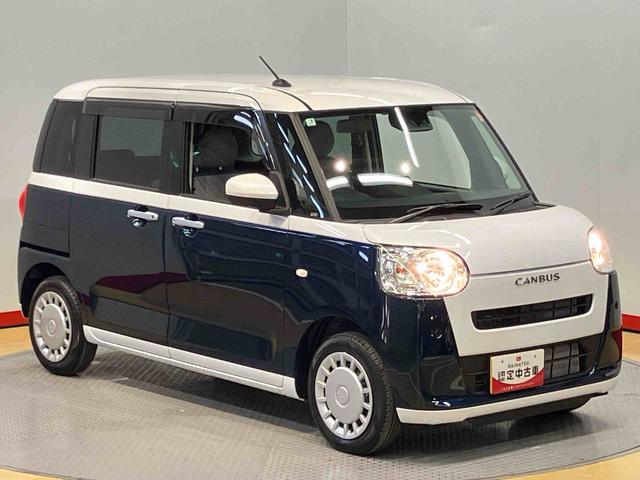 ムーヴキャンバスストライプスＸ衝突被害軽減システム　左右電動スライドドア　クリアランスソナー　オートライト　オートハイビーム　キーフリー（高知県）の中古車