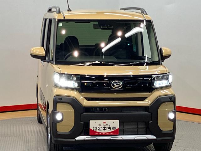 タントファンクロスターボディスプレイオーディオ　後方カメラ　ＵＳＢ入力端子　Ｂｌｕｅｔｏｏｔｈ接続　ＨＤＭＩ入力端子　前席シートヒーター　キーフリー　衝突被害軽減システム　左右電動スライドドア　クリアランスソナー（高知県）の中古車