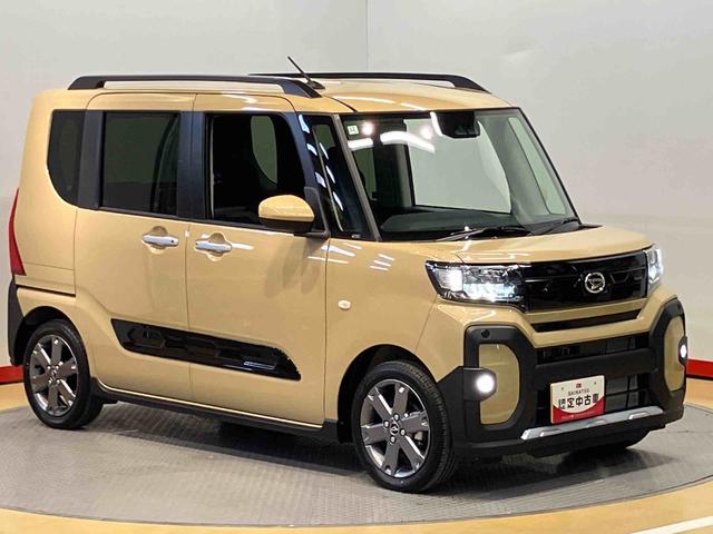 タントファンクロスターボディスプレイオーディオ　後方カメラ　ＵＳＢ入力端子　Ｂｌｕｅｔｏｏｔｈ接続　ＨＤＭＩ入力端子　前席シートヒーター　キーフリー　衝突被害軽減システム　左右電動スライドドア　クリアランスソナー（高知県）の中古車