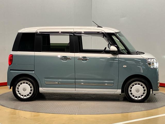 ムーヴキャンバスストライプスＧ後方カメラ　前席シートヒーター　キーフリー　衝突被害軽減システム　左右電動スライドドア　クリアランスソナー　ＬＥＤヘッドライト　オートライト　オートハイビーム（高知県）の中古車