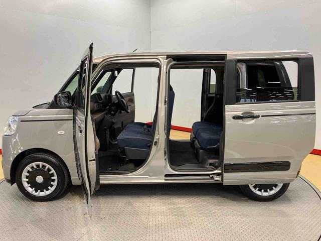 ムーヴキャンバスセオリーＧターボ　ｅｃｏ　ＩＤＬＥ非装着車後方カメラ　前席シートヒーター　キーフリー　衝突被害軽減システム　左右電動スライドドア　クリアランスソナー　ＬＥＤヘッドライト　オートライト　オートハイビーム（高知県）の中古車