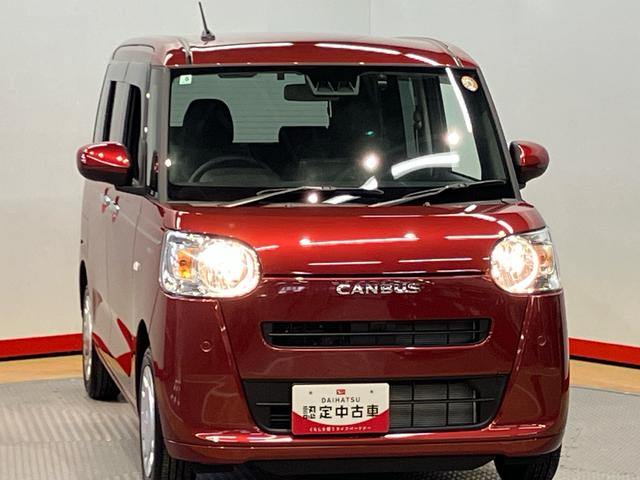 ムーヴキャンバスセオリーＸ７インチナビ　ドラレコ　後方カメラ　ＵＳＢ入力端子　Ｂｌｕｅｔｏｏｔｈ接続　ＥＴＣ　キーフリー　衝突被害軽減システム　左右電動スライドドア　クリアランスソナー　オートライト　オートハイビーム（高知県）の中古車