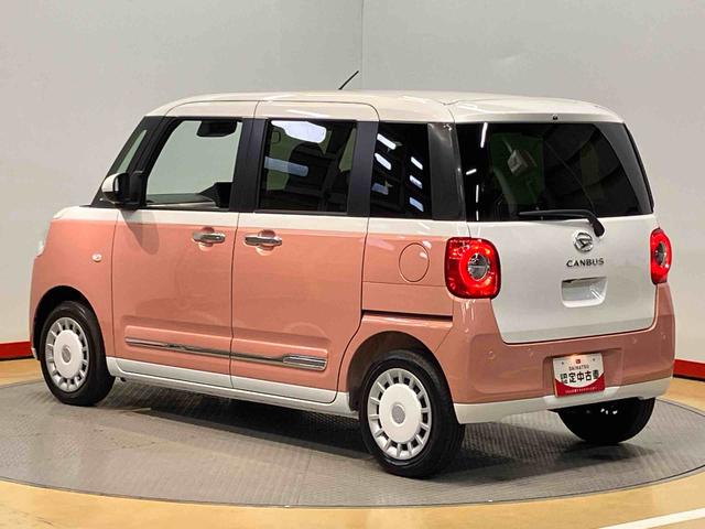 ムーヴキャンバスストライプスＧ後方カメラ　キーフリー　前席シートヒーター　衝突被害軽減システム　左右電動スライドドア　クリアランスソナー　ＬＥＤヘッドライト　オートライト　オートハイビーム（高知県）の中古車