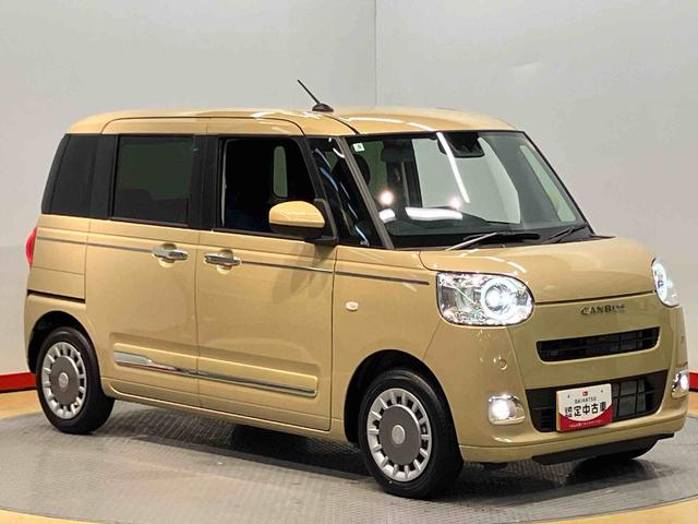 ムーヴキャンバスセオリーＧディスプレイオーディオ　全方位カメラ　ＵＳＢ入力端子　Ｂｌｕｅｔｏｏｔｈ接続　ＨＤＭＩ入力端子　前席シートヒーター　キーフリー　衝突被害軽減システム　左右電動スライドドア　クリアランスソナー（高知県）の中古車