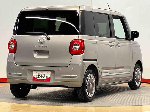 ムーヴキャンバスセオリーＧ全方位カメラ　前席シートヒーター　キーフリー　衝突被害軽減システム　左右電動スライドドア　クリアランスソナー　ＬＥＤヘッドライト　オートライト　オートハイビーム（高知県）の中古車