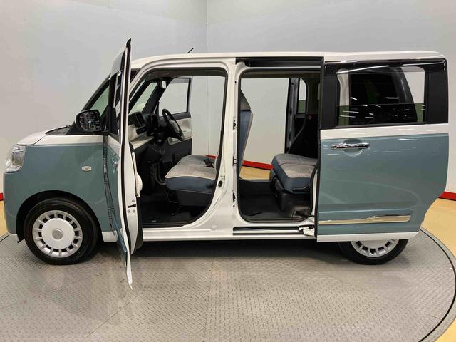 ムーヴキャンバスストライプスＧ後方カメラ　シートヒーター　キーフリー　衝突被害軽減システム　左右電動スライド　ＬＥＤヘッドライト　オートハイビーム　オートライト　クリアランスソナー（高知県）の中古車