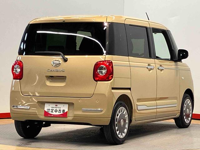 ムーヴキャンバスセオリーＧ後方カメラ　キーフリー　前席シートヒーター　衝突被害軽減システム　左右電動スライドドア　クリアランスソナー　ＬＥＤヘッドライト　オートライト　オートハイビーム（高知県）の中古車