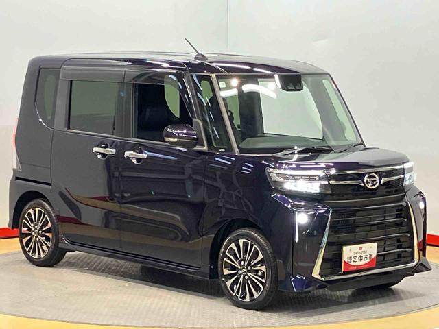 タントカスタムＲＳ後方カメラ　シートヒーター　キーフリー　衝突被害軽減システム　左右電動スライド　ＬＥＤヘッドライト　オートハイビーム　オートライト　クリアランスソナー（高知県）の中古車