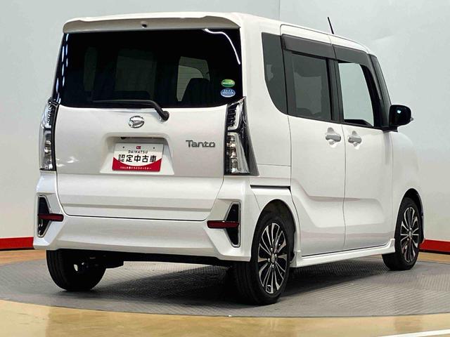 タントカスタムＲＳ９インチナビ　ドラレコ　後方カメラ　ＵＳＢ入力端子　Ｂｌｕｅｔｏｏｔｈ接続　ＥＴＣ　前席シートヒーター　衝突被害軽減システム　左右電動スライドドア　クリアランスソナー　ＬＥＤヘッドライト　オートライト（高知県）の中古車