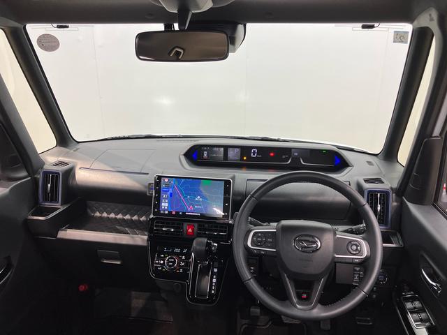 タントカスタムＲＳ９インチナビ　ドラレコ　後方カメラ　ＵＳＢ入力端子　Ｂｌｕｅｔｏｏｔｈ接続　ＥＴＣ　前席シートヒーター　衝突被害軽減システム　左右電動スライドドア　クリアランスソナー　ＬＥＤヘッドライト　オートライト（高知県）の中古車