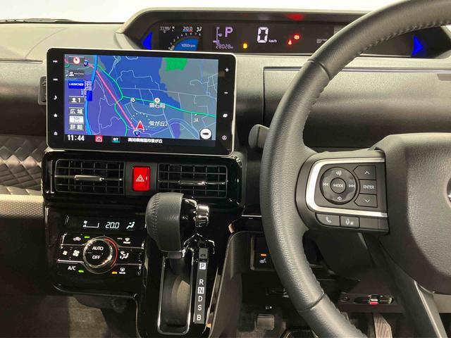 タントカスタムＲＳ９インチナビ　ドラレコ　後方カメラ　ＵＳＢ入力端子　Ｂｌｕｅｔｏｏｔｈ接続　ＥＴＣ　前席シートヒーター　衝突被害軽減システム　左右電動スライドドア　クリアランスソナー　ＬＥＤヘッドライト　オートライト（高知県）の中古車