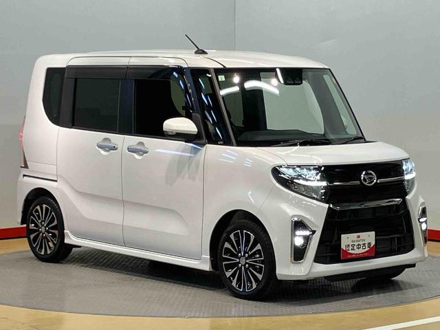 タントカスタムＲＳ９インチナビ　ドラレコ　後方カメラ　ＵＳＢ入力端子　Ｂｌｕｅｔｏｏｔｈ接続　ＥＴＣ　前席シートヒーター　衝突被害軽減システム　左右電動スライドドア　クリアランスソナー　ＬＥＤヘッドライト　オートライト（高知県）の中古車