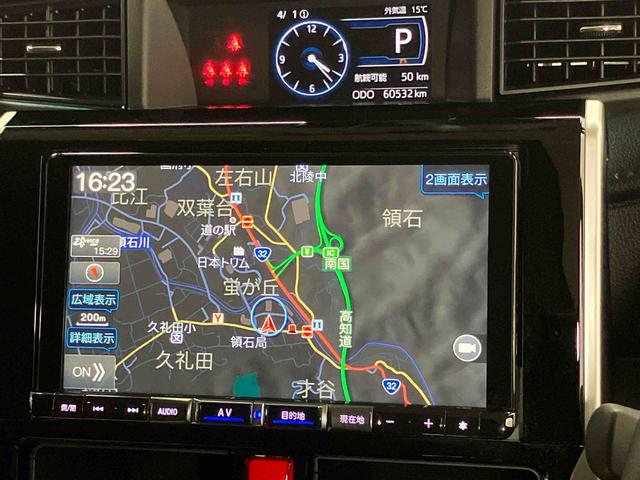 トールカスタムＧ９インチナビ　ドラレコ　全方位カメラ　ＵＳＢ入力端子　Ｂｌｕｅｔｏｏｔｈ接続　ＥＴＣ　前席シートヒーター　キーフリー　衝突被害軽減システム　左右電動スライドドア　クリアランスソナー　ＬＥＤヘッドライト（高知県）の中古車