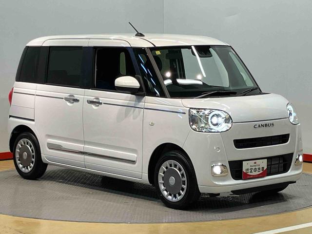 ムーヴキャンバスセオリーＧ後方カメラ　シートヒーター　キーフリー　衝突被害軽減システム　左右電動スライド　ＬＥＤヘッドライト　オートハイビーム　オートライト　クリアランスソナー（高知県）の中古車