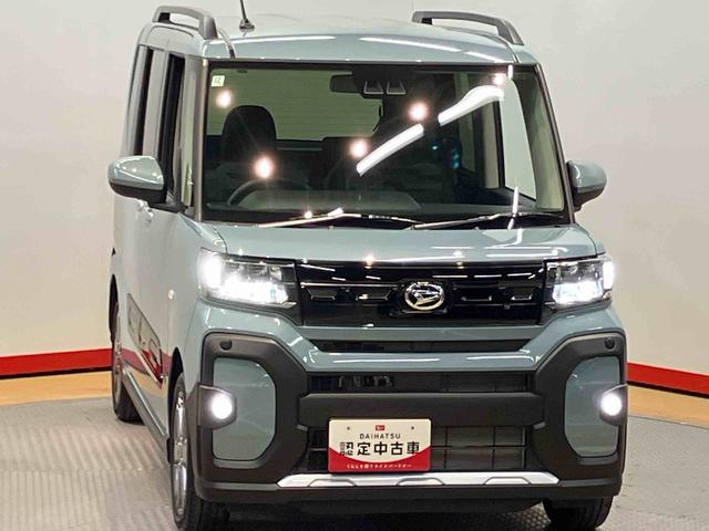 タントファンクロスターボディスプレイオーディオ　後方カメラ　Ｂｌｕｅｔｏｏｔｈ接続　ＵＳＢ入力端子　ＨＤＭＩ入力端子　シートヒーター　キーフリー　衝突被害軽減システム　左右電動スライドドア　ＬＥＤヘッドライト　オートライト（高知県）の中古車