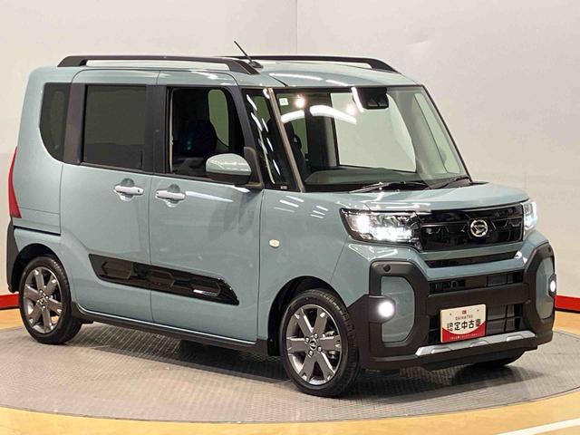 タントファンクロスターボディスプレイオーディオ　後方カメラ　Ｂｌｕｅｔｏｏｔｈ接続　ＵＳＢ入力端子　ＨＤＭＩ入力端子　シートヒーター　キーフリー　衝突被害軽減システム　左右電動スライドドア　ＬＥＤヘッドライト　オートライト（高知県）の中古車