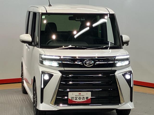タントカスタムＲＳ全方位カメラ　シートヒーター　キーフリー　衝突被害軽減システム　左右電動スライドドア　ＬＥＤヘッドライト　オートハイビーム　オートライト　クリアランスソナー（高知県）の中古車