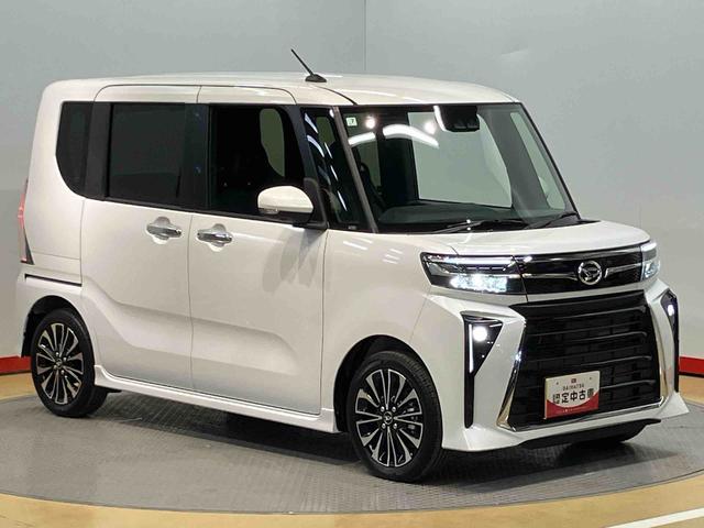 タントカスタムＲＳ全方位カメラ　シートヒーター　キーフリー　衝突被害軽減システム　左右電動スライドドア　ＬＥＤヘッドライト　オートハイビーム　オートライト　クリアランスソナー（高知県）の中古車