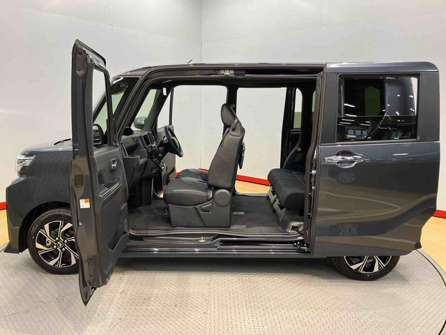 タントカスタムＸ　ｅｃｏＩＤＬＥ非装着車後方カメラ　シートヒーター　キーフリー　衝突被害軽減システム　左右電動スライドドア　ＬＥＤヘッドライト　オートハイビーム　オートライト　クリアランスソナー（高知県）の中古車