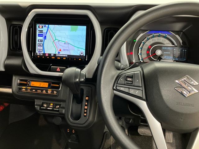 ハスラーハイブリッドＧターボ　４ＷＤ８インチナビ　ドラレコ　後方カメラ　ＵＳＢ入力端子　Ｂｌｕｅｔｏｏｔｈ接続　ＥＴＣ　前席シートヒーター　キーフリー　衝突被害軽減システム　クリアランスソナー　オートライト　オートハイビーム（高知県）の中古車