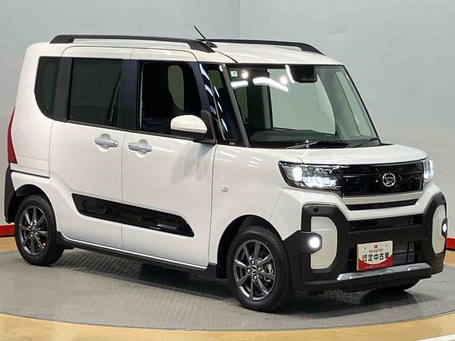 タントファンクロス　ｅｃｏＩＤＬＥ非装着車後方カメラ　シートヒーター　キーフリー　衝突被害軽減システム　左右電動スライドドア　ＬＥＤヘッドライト　オートハイビーム　オートライト　クリアランスソナー（高知県）の中古車