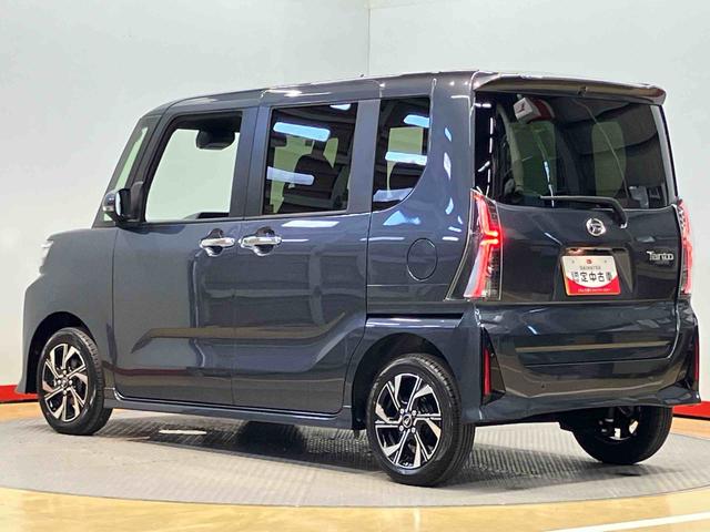タントカスタムＸ　ｅｃｏＩＤＬＥ非装着車後方カメラ　シートヒーター　キーフリー　衝突被害軽減システム　左右電動スライド　ＬＥＤヘッドライト　オートハイビーム　オートライト　クリアランスソナー（高知県）の中古車