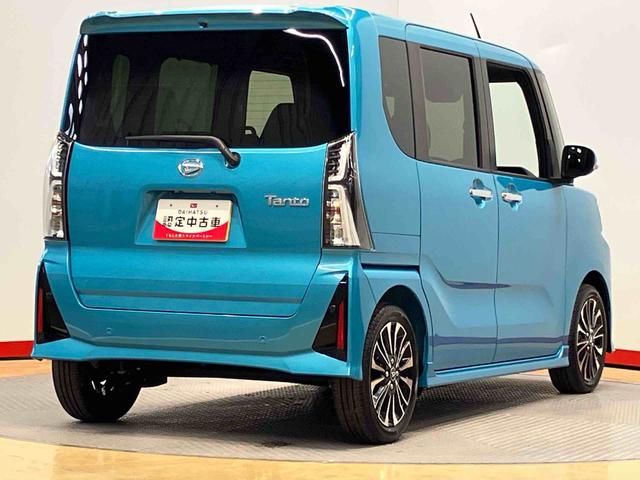 タントカスタムＲＳ　ｅｃｏＩＤＬＥ非装着車後方カメラ　シートヒーター　キーフリー　衝突被害軽減システム　左右電動スライドドア　ＬＥＤヘッドライト　オートハイビーム　オートライト　クリアランスソナー（高知県）の中古車