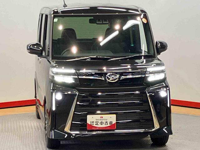 タントカスタムＲＳ　ｅｃｏＩＤＬＥ非装着車後方カメラ　シートヒーター　キーフリー　衝突被害軽減システム　左右電動スライドドア　ＬＥＤヘッドライト　オートハイビーム　オートライト　クリアランスソナー（高知県）の中古車