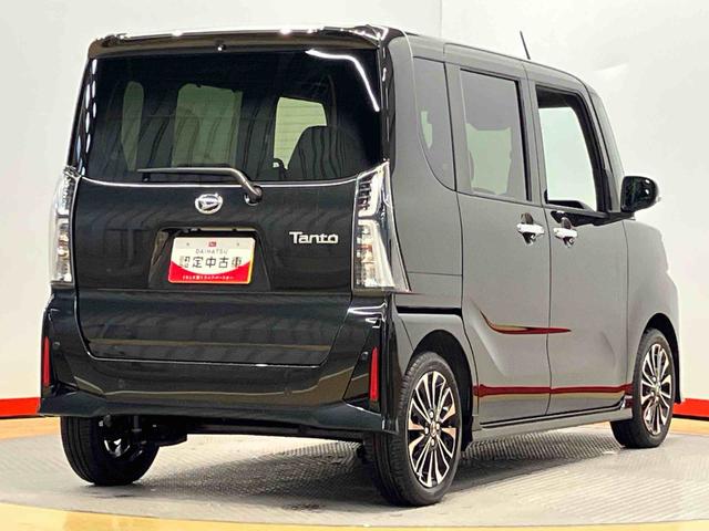 タントカスタムＲＳ　ｅｃｏＩＤＬＥ非装着車後方カメラ　シートヒーター　キーフリー　衝突被害軽減システム　左右電動スライドドア　ＬＥＤヘッドライト　オートハイビーム　オートライト　クリアランスソナー（高知県）の中古車