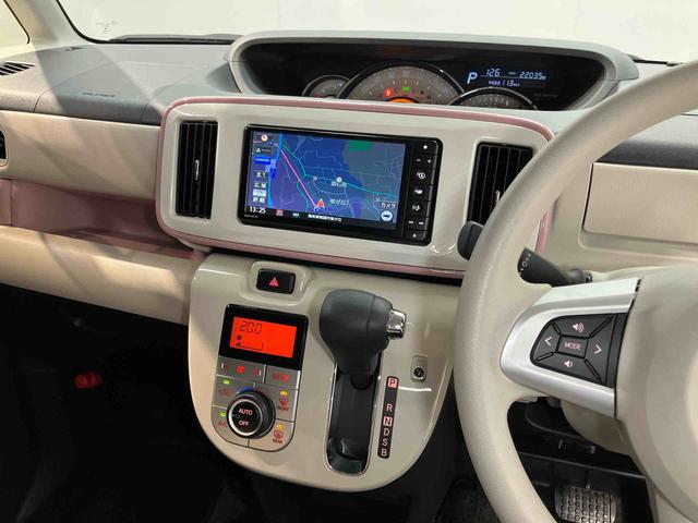 ムーヴキャンバスＧメイクアップＶＳ　ＳＡIII７インチ純正ナビ　ドラレコ　全方位カメラ　ＵＳＢ　Ｂｌｕｅｔｏｏｔｈ　キーフリー　シートヒーター　ＬＥＤヘッドライト　オートライト　オートハイビーム　両側電動スライドドア　衝突被害軽減システム（高知県）の中古車