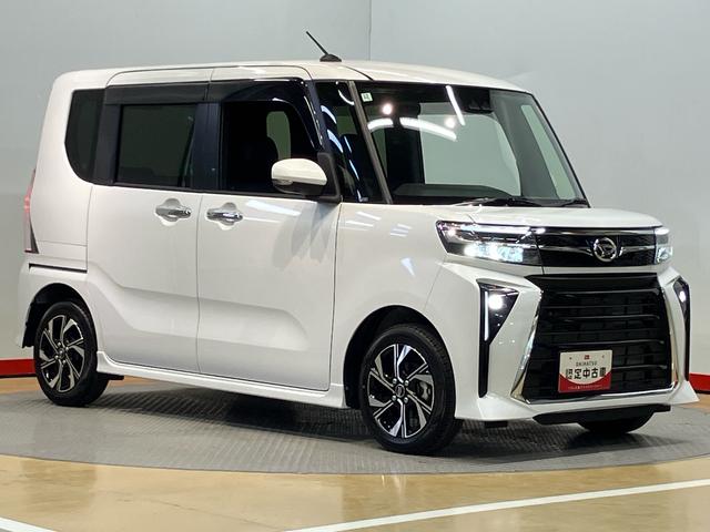 タントカスタムＸ全方位カメラ　キーフリー　シートヒーター　クリアランスソナー　ＬＥＤヘッドライト　オートライト　オートハイビーム　衝突被害軽減システム（高知県）の中古車