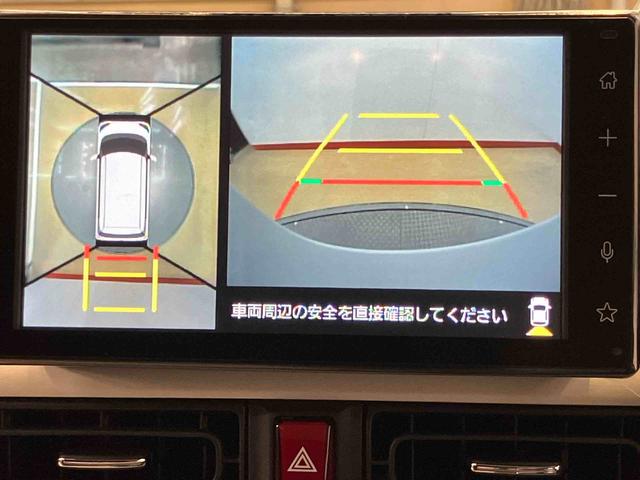 ムーヴキャンバスストライプスＧターボディスプレイオーディオ　全方位カメラ　ＵＳＢ入力端子　Ｂｌｕｅｔｏｏｔｈ接続　ＨＤＭＩ入力端子　キーフリー　シートヒータークリアランスソナー　ＬＥＤヘッドライト　オートライト　オートハイビーム（高知県）の中古車