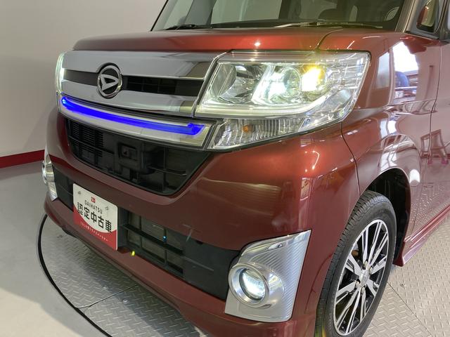 タントカスタムＸ　トップエディションＳＡIIＳＡＩＩ　純正ナビ　バックカメラ　ワンセグＴＶ　ＣＤ　ＵＳＢ　左側電動スライドドア　オートエアコン　パワステ　パワーウィンドウ　ＡＢＳ　プッシュスタート　キーフリー　電動格納ドアミラー（愛媛県）の中古車